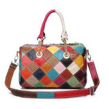 Women Elegant Flower Patchwork Crossbody Bag Handbag