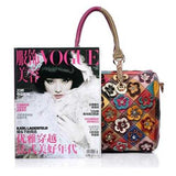 Women Elegant Flower Patchwork Crossbody Bag Handbag