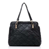 Women Patchwork Cowhide Colorful Handbag