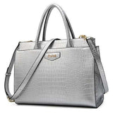 Kadell Metal Crocodile Large Capacity Pattern Handbag For Women