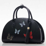 Women National Style Semicircle Handbag Shoulder Bag Crossbo