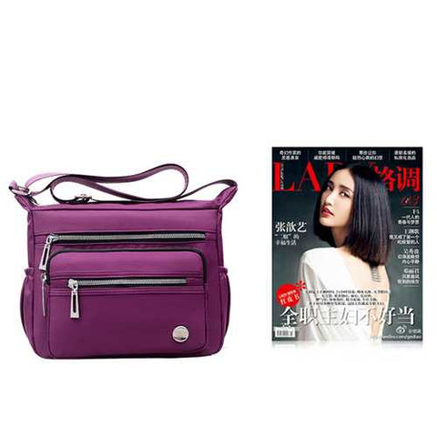 Nylon Multi-layer Mummy Bag Shoulder Bag Messenger Bag