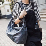 Women Retro Genuine Leather Cowhide Crossbody Bag