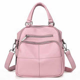 Multifunctional Women Pu Leather Handbag Crossbody Bag