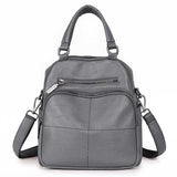 Multifunctional Women Pu Leather Handbag Crossbody Bag