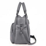 Multifunctional Women Pu Leather Handbag Crossbody Bag