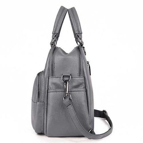 Multifunctional Women Pu Leather Handbag Crossbody Bag