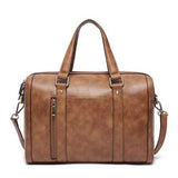 Brenice Women Vintage Flower Handbag Ladies Business Shoulder Bag Shopping Bag