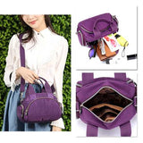 Women Water Resistant Nylon Shoulder Bag