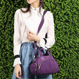 Women Water Resistant Nylon Shoulder Bag