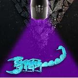 2 in1 XANES UV05 2xT6 LEDs Purple+White Light Zoomable UV Flashlight Scorpion Insect Detection Pen
