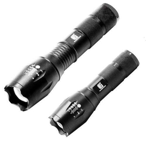 2 in1 XANES UV05 2xT6 LEDs Purple+White Light Zoomable UV Flashlight Scorpion Insect Detection Pen