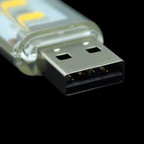 U16 3 x LEDs 120Lumens USB Rechargeable Portable USB EDC LED Flashlight Work Light