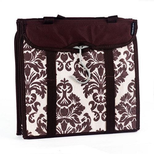 Travelon Hanging Handbag Organizer - Set of 2 (Chocolate Damask)