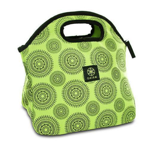 Gaiam Insulated Lunch Bag Tote Leak Resistant Green Marrakesh