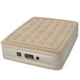 Insta-Bed Raised 18 Inch Queen Air Bed w NeverFlat pump