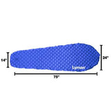 Lyman Lightweight Luxury Camping Mat Blue