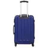 3 Pcs GLOBALWAY Luggage Trolley Case Set Dark Blue