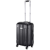 GLOBALWAY Expandable 20" ABS Carry On Luggage Travel Bag Trolley Suitcase-Black