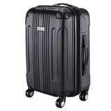 GLOBALWAY Expandable 20" ABS Carry On Luggage Travel Bag Trolley Suitcase-Black