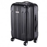 GLOBALWAY Expandable 20" ABS Carry On Luggage Travel Bag Trolley Suitcase-Black