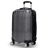 3 Pcs 20" 24" 28" GLOBALWAY ABS+PC Luggage Travel Set-Gray