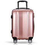 3 Pcs 20" 24" 28" GLOBALWAY ABS+PC Luggage Travel Set-Pink