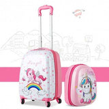 12" Backpack and 16" Rolling Suitcase Kids Luggage Set