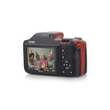 Minolta MN35Z-R 20.0-Megapixel 1080p Full HD Wi-Fi MN35Z Bridge Camera with 35x Zoom (Red)