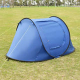 Waterproof 2-3 Person Camping Tent-Dark Blue