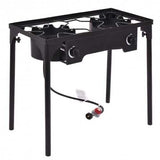 150000 BTU Double Burner Outdoor Stove BBQ Grill