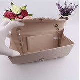 Women  Evening Bridal Wallet Envelope Flash Diamond Clutch