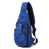 Women Men Nylon Chest Bags Sports Waterproof Crossbody Bags Casual Outdoor Bags