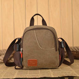Women Men Casual Canvas Crossbody Bags Light Handbags Outdoor Shoulder Bags