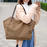 Women Durable Thicker Canvas Handbag