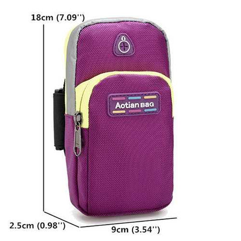 Women Men Sports Bags Outdoor Running Earphone Arm Bags Gym Bags For 5.5'' Phone Bags