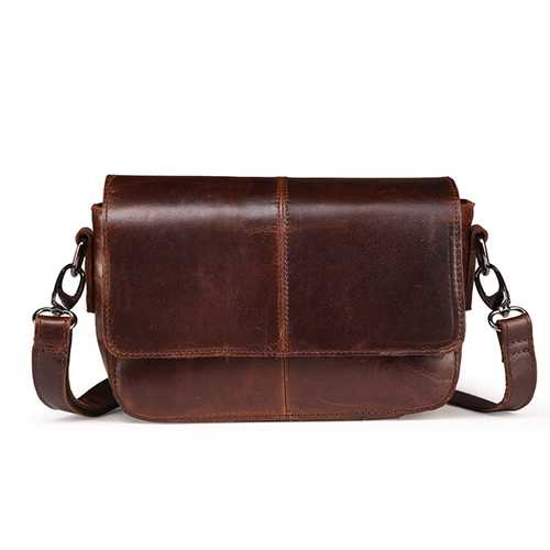 Women Genuine Leather Shoulder Bags Retro Flap Crossbody Bags Vintage Bags
