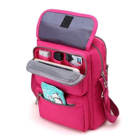 Women Nylon Travel Passport Bag Crossbody Travel Bag Useful