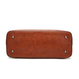 Women Oil Leather Tote Handbags Vintage Shoulder Bags