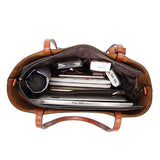 Women Oil Leather Tote Handbags Vintage Shoulder Bags