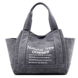 Women Canvas Tote Handbags Casual Printing Shoulder Bags Capacity Shopping Bags