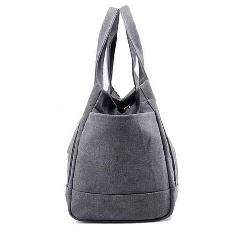Women Canvas Tote Handbags Casual Printing Shoulder Bags Capacity Shopping Bags