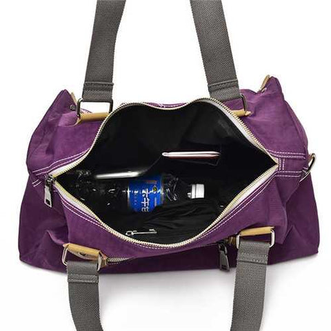 Women Front Pockets Tote Handbags Casual Shoulder Bags Nylon Capacity Crossbody Bags