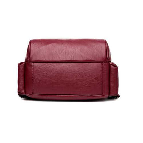 Ekphero Women Multifunction Handbags Vintage Shoulder Bags Girls Casual Backpack