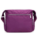 Multilayer Zipper Pockets Nylon Shoulder Bags Outdoor Sports Waterproof Crossbody Bags Messenger Bag