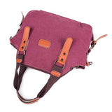 Women Canvas Casual Vintage Large Capacity Canvas Handbag Shoulder Bag Crossbody Bags
