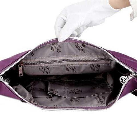 Women Nylon Light Weight Waterproof Casual Large Capacity Shoulder Bag Crossboby Bag