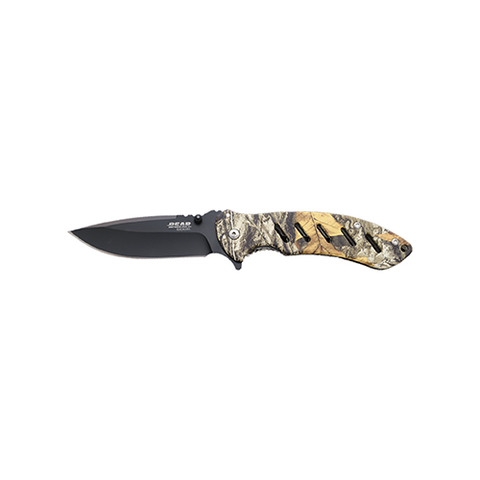 Bear and Son Brisk 1.0 Folder Realtree Brown 5 in.