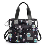 Women Nylon Multi Pocket Waterproof Lightweight Handbag Shoulder Crossbody Bag