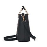 Women Casual Embroidery Tote Daily Shopping Shoulder Bag Handbag